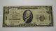 $10 1929 Dover Delaware De National Currency Bank Note Bill Ch. #1567 Rare