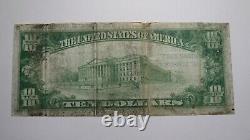 $10 1929 East Liverpool Ohio OH National Currency Bank Note Bill Charter #2146