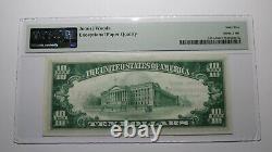 $10 1929 Easthampton Massachusetts National Currency Bank Note Bill UNC65EPQ PMG