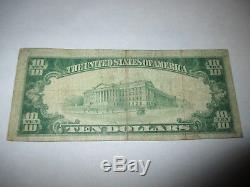 $10 1929 Elm Grove West Virginia WV National Currency Bank Note Bill! #8983 FINE