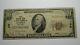 $10 1929 Elmira New York Ny National Currency Bank Note Bill! Charter #149 Rare