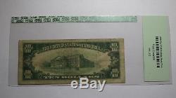 $10 1929 Essex Iowa IA National Currency Bank Note Bill Ch. #5738 Very Good PCGS