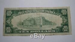 $10 1929 Eufaula Oklahoma OK National Currency Bank Note Bill #10388 VF RARE
