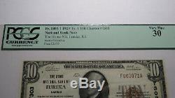 $10 1929 Eureka Kansas KS National Currency Bank Note Bill Ch #7303 VF30 PCGS