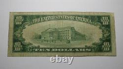 $10 1929 Exeter New Hampshire NH National Currency Bank Note Bill! Ch. #12889