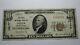 $10 1929 Exeter Pennsylvania Pa National Currency Bank Note Bill #13177 Vf
