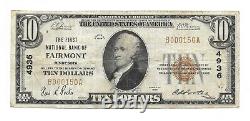 $10. 1929 FAIRMONT Minnesota National Currency Bank Note Bill Ch. #4936