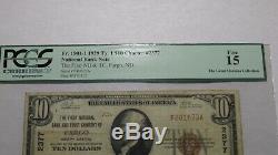 $10 1929 Fargo North Dakota ND National Currency Bank Note Bill Ch. #2377 PCGS