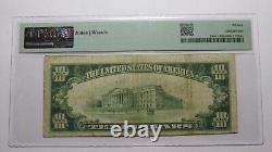 $10 1929 Fargo North Dakota ND National Currency Bank Note Bill Ch #5087 F15 PMG