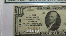 $10 1929 Farmington Minnesota MN National Currency Bank Note Bill #11687 VF PMG