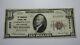 $10 1929 Farmington New Hampshire Nh National Currency Bank Note Bill #2022 Vf