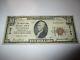 $10 1929 Fitchburg Massachusetts Ma National Currency Bank Note Bill #2153 Rare