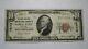 $10 1929 Floral Park New York Ny National Currency Bank Note Bill Ch #12449 Fine