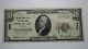$10 1929 Fond Du Lac Wisconsin Wi National Currency Bank Note Bill Ch. #555 Vf+