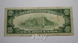 $10 1929 Fort Morgan Colorado CO National Currency Bank Note Bill Ch. #7004 FINE