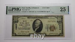 $10 1929 Fort Smith Arkansas AR National Currency Bank Note Bill #10609 VF25 PMG