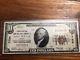 $10 1929 Fort Wayne Indiana In National Currency Bank Note Bill! 7725