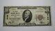$10 1929 Fostoria Ohio Oh National Currency Bank Note Bill Charter #9192 Vf