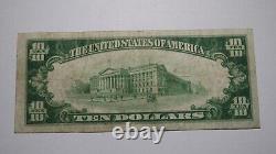 $10 1929 Fostoria Ohio OH National Currency Bank Note Bill Charter #9192 VF