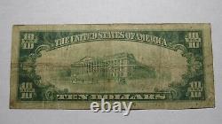 $10 1929 Freeport Pennsylvania PA National Currency Bank Note Bill! #7366 RARE