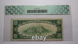 $10 1929 Fullerton California CA National Currency Bank Note Bill #12764 VF PCGS
