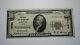 $10 1929 Galva Illinois Il National Currency Bank Note Bill Charter #2793 Vf+