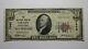 $10 1929 Girard Pennsylvania Pa National Currency Bank Note Bill Ch. #7343 Vf