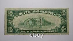 $10 1929 Girard Pennsylvania PA National Currency Bank Note Bill Ch. #7343 VF