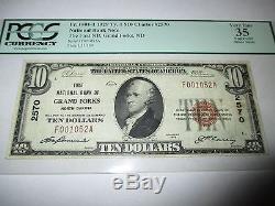 $10 1929 Grand Forks North Dakota ND National Currency Bank Note Bill! #2570 VF