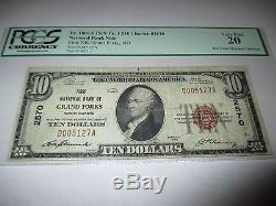 $10 1929 Grand Forks North Dakota ND National Currency Bank Note Bill Ch 2570 VF