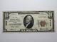 $10 1929 Granite City Illinois Il National Currency Bank Note Bill Ch #5433 Vf