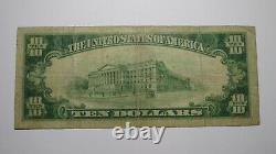 $10 1929 Green Bay Wisconsin WI National Currency Bank Note Bill Ch #4783 FINE