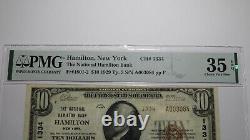 $10 1929 Hamilton New York NY National Currency Bank Note Bill Ch #1334 VF35 PMG
