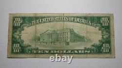 $10 1929 Hanford California CA National Currency Bank Note Bill Ch. #5863 RARE