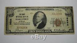 $10 1929 Hartford Michigan MI National Currency Bank Note Bill Ch #9854 FINE