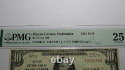 $10 1929 Hayes Center Nebraska NE National Currency Bank Note Bill Ch #8031 VF25