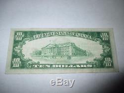 $10 1929 Herkimer New York NY National Currency Bank Note Bill! #3183 XF