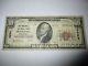 $10 1929 Hopewell New Jersey Nj National Currency Bank Note Bill! #4254 Rare