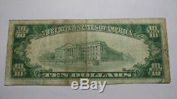 $10 1929 Hornell New York NY National Currency Bank Note Bill 2522 Hornellsville