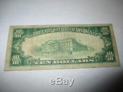 $10 1929 Houston Texas TX National Currency Bank Note Bill Ch. #10225 FINE