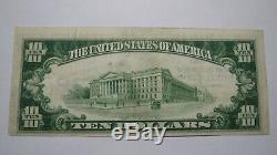 $10 1929 Huntingdon Pennsylvania PA National Currency Bank Note Bill #4965 VF
