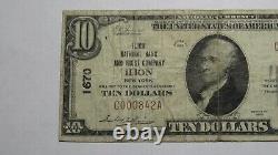 $10 1929 Ilion New York NY National Currency Bank Note Bill Ch. #1670 FINE+