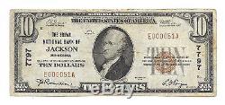 $10. 1929 JACKSON Minnesota National Currency Bank Note Bill Ch. #7797