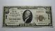 $10 1929 Jamestown New York Ny National Currency Bank Note Bill Ch. #548 Fine