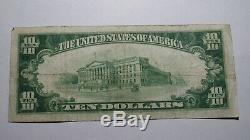 $10 1929 Jamestown New York NY National Currency Bank Note Bill Ch. #548 Fine