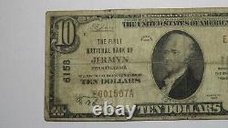$10 1929 Jermyn Pennsylvania PA National Currency Bank Note Bill #6158 RARE
