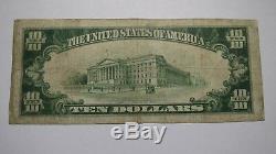 $10 1929 Jersey City New Jersey NJ National Currency Bank Note Bill #12397 FINE