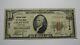 $10 1929 Jersey City New Jersey Nj National Currency Bank Note Bill Ch. #1182
