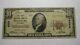 $10 1929 Julesburg Colorado Co National Currency Bank Note Bill! Ch. #8205 Fine