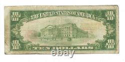 $10. 1929 KINGSLEY, IOWA National Currency Bank Note Bill Ch. #9116